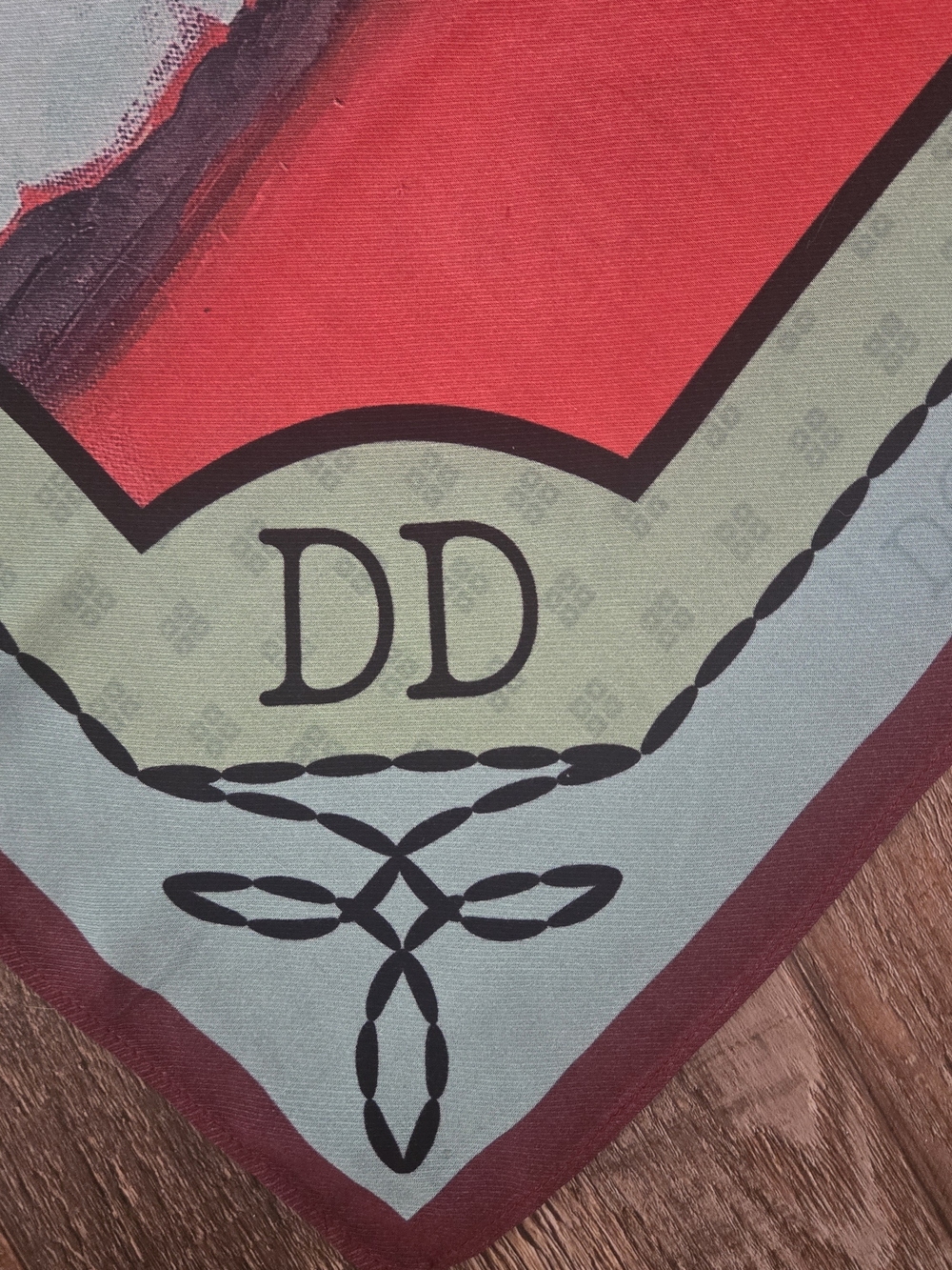 RARE !!!! Double D Ranch Wild Horses Scarf - Picture 4 of 8